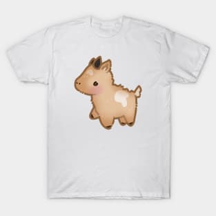 Fluffy Tan Goat T-Shirt